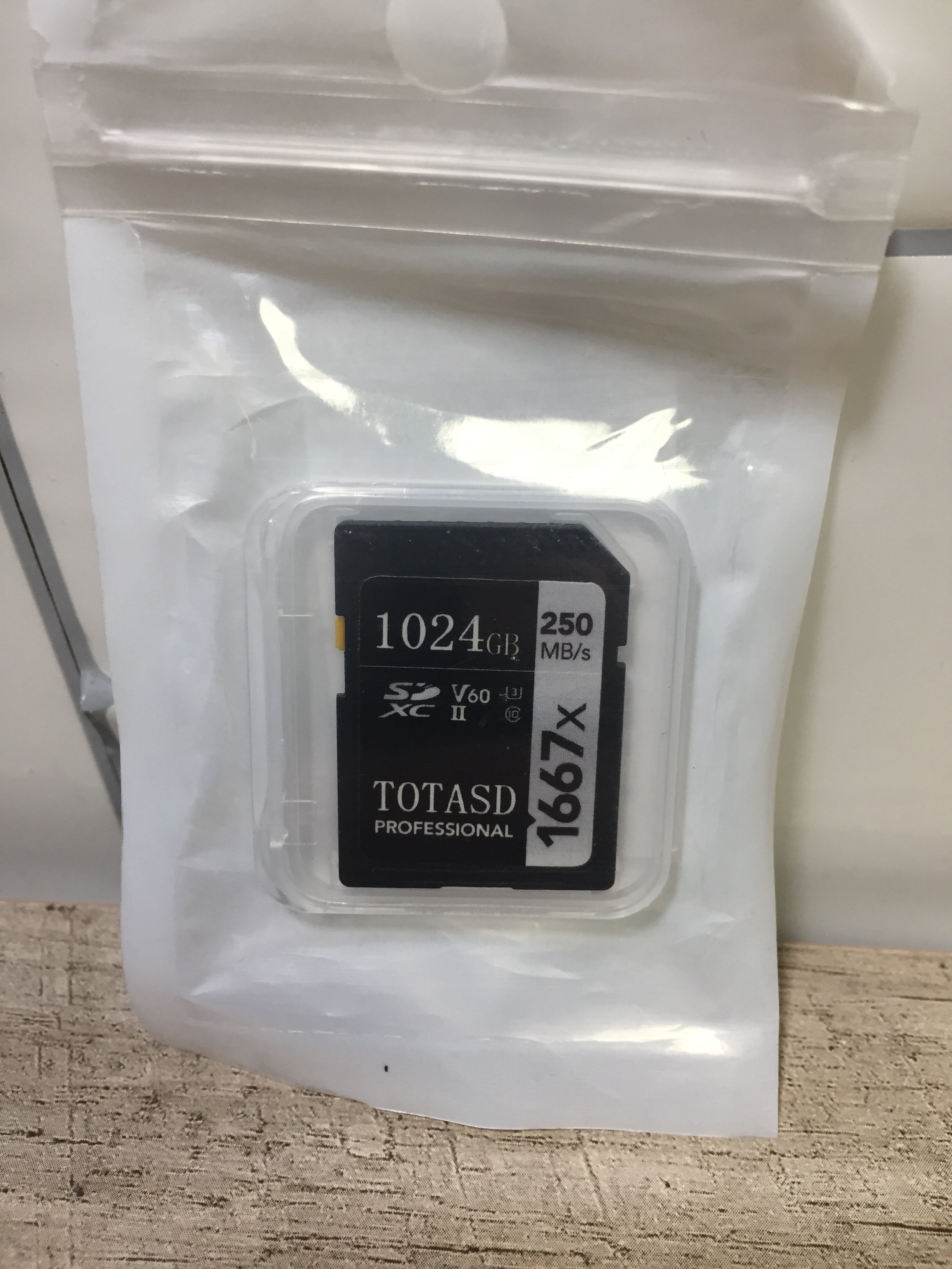 TOTASD Professional 1667x | 1024GB | 250MB/s Memory Card (6975539282103)
